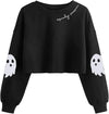 Ghost Crop Sweatshirt