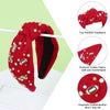 Football Rhinestone Knotted Headband