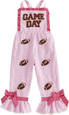 Toddler Football Bell Bottom Overalls