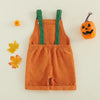 Festive Toddler Halloween Overalls