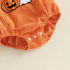 Halloween Corduroy Romper Sizes up to 18 Months.