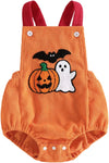 Halloween Corduroy Romper Sizes up to 18 Months.