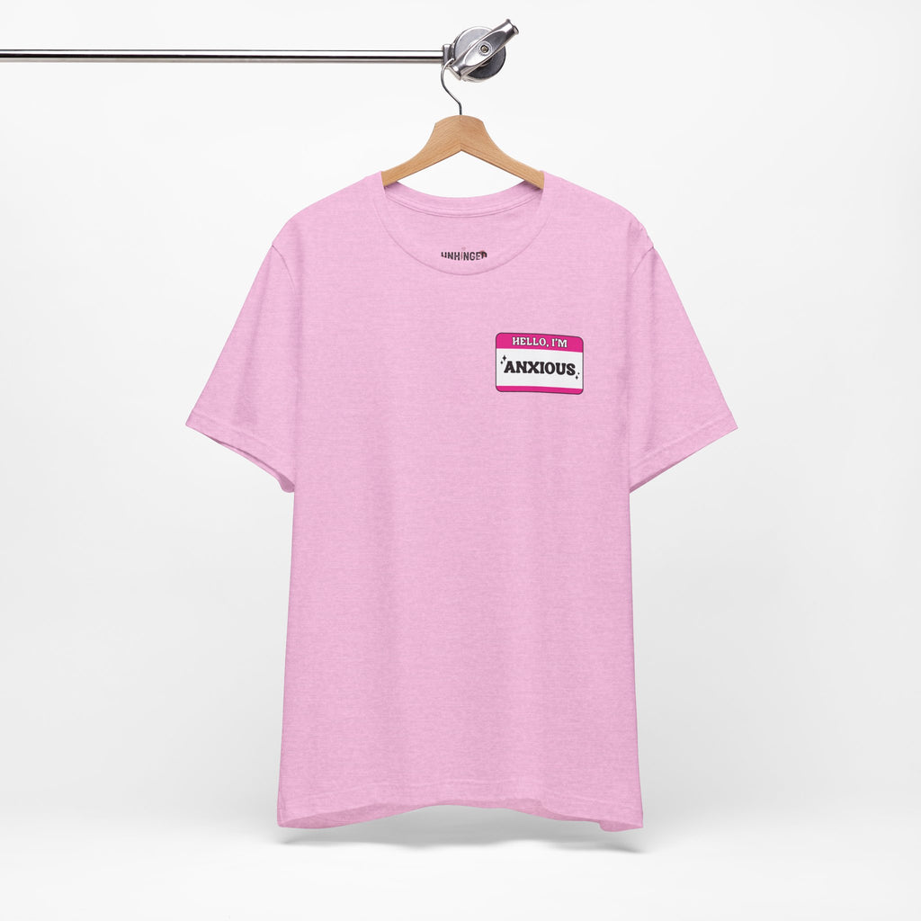 'Hello I'm Anxious' Graphic T‑Shirt