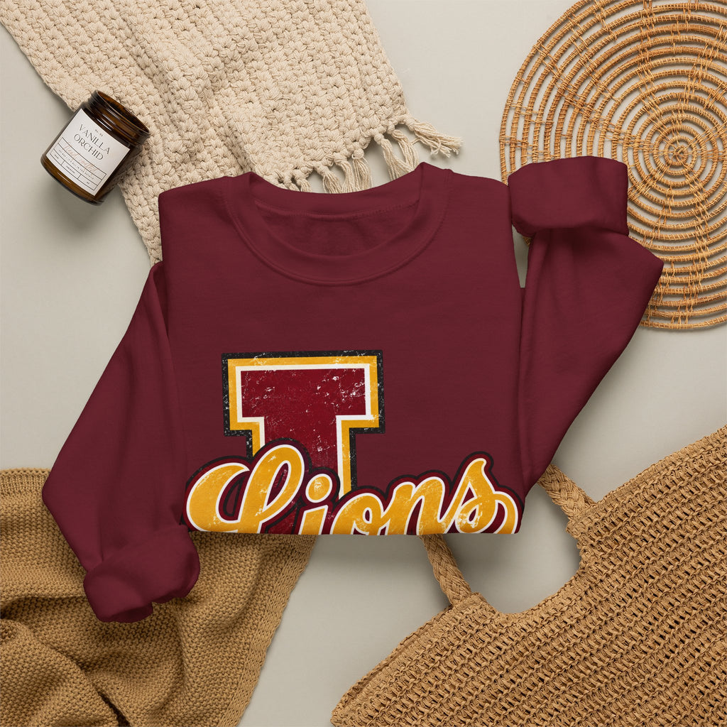 Letterman School Spirit Crewneck Sweatshirt