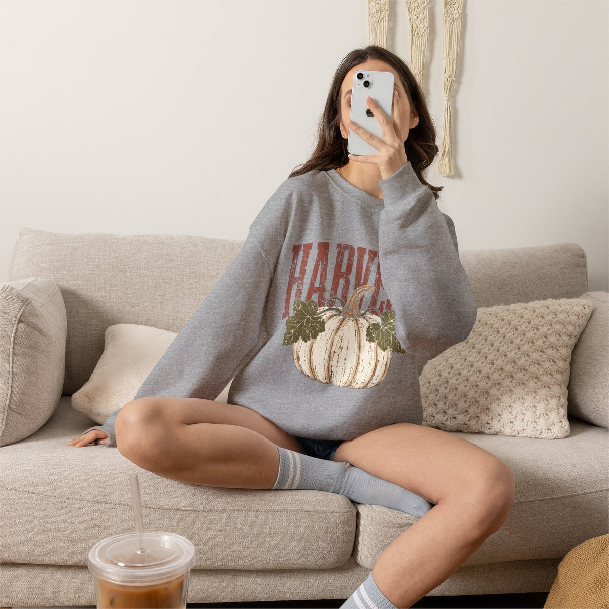 Harvest Pumpkin Crewneck
