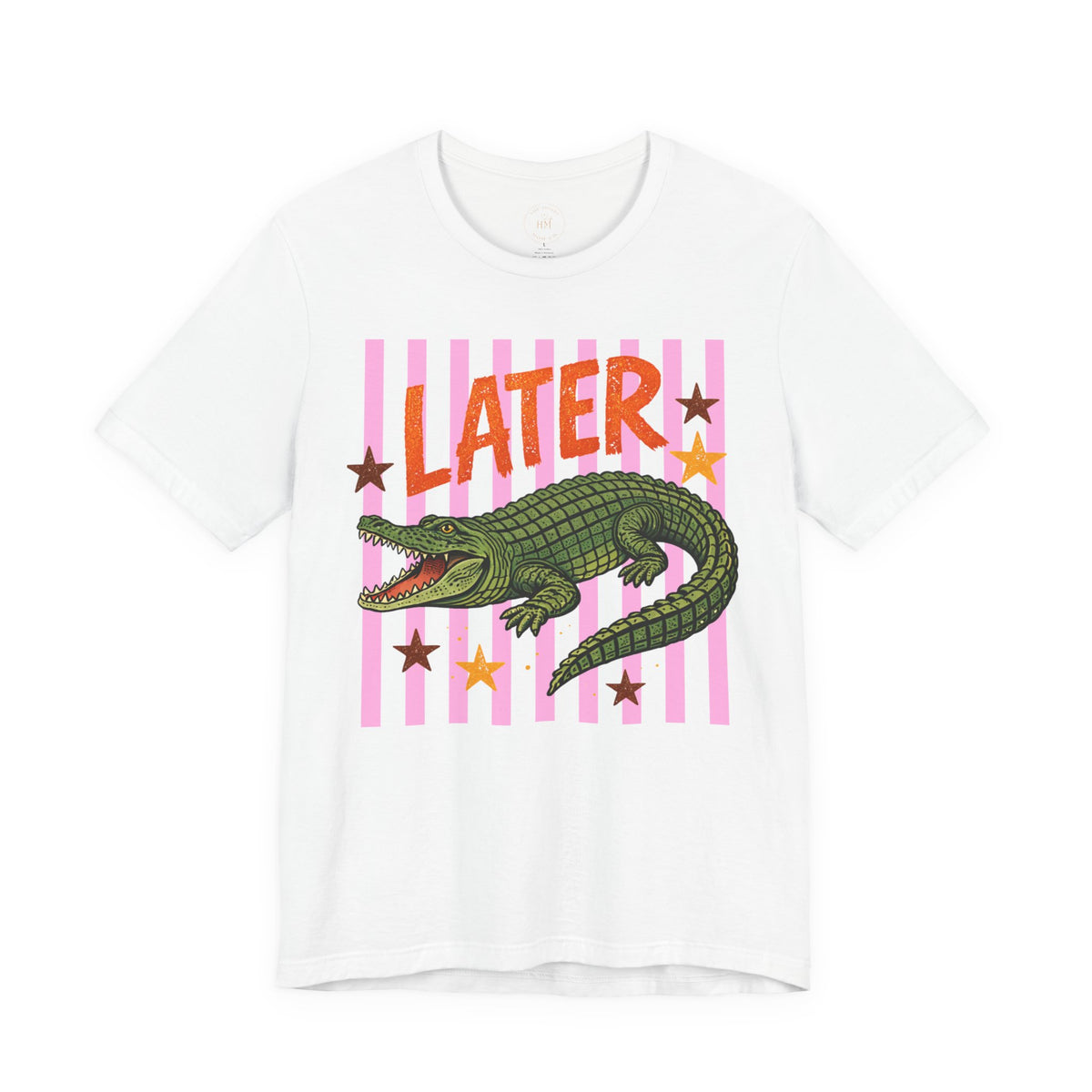 Later Alligator Graphic T-Shirt – Retro Crocodile Graphic Tee