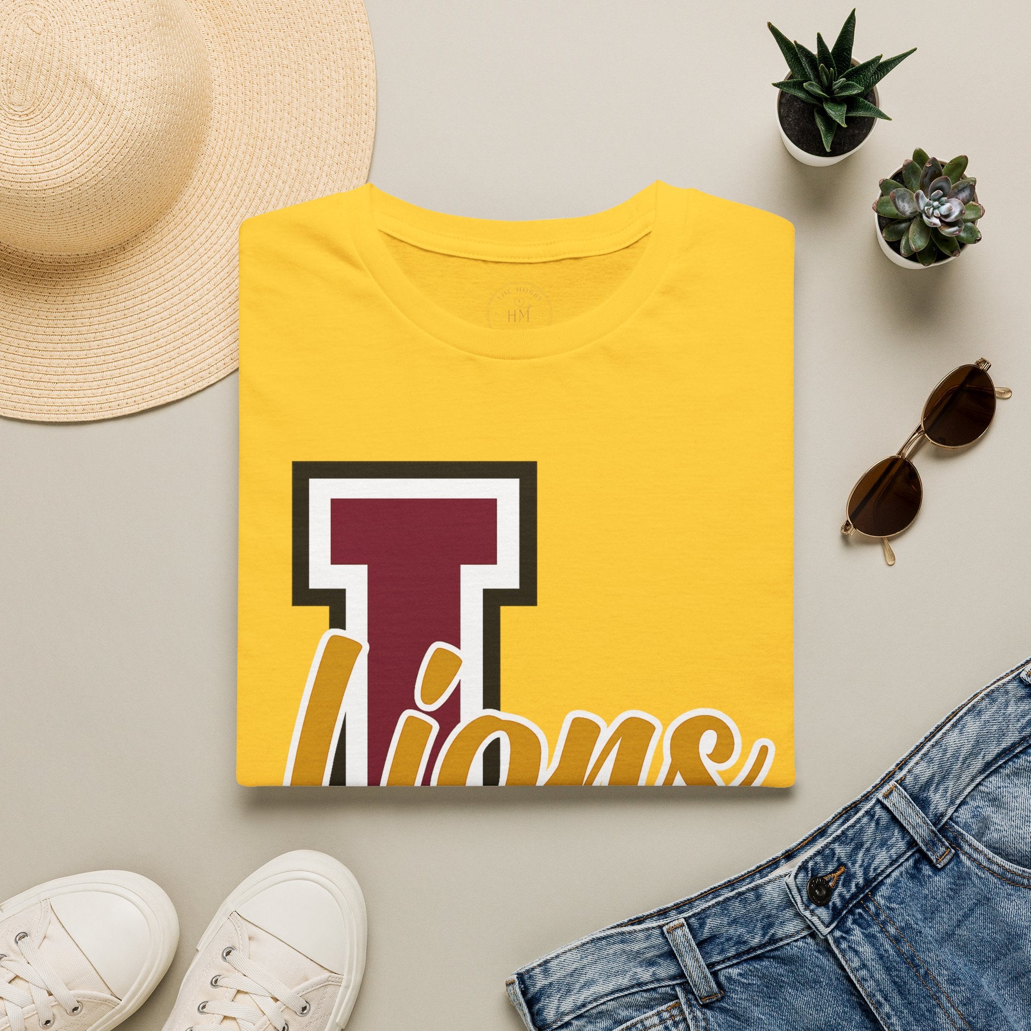 Custom School Spirit Script Adult T-Shirt
