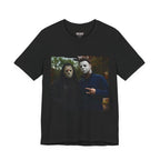 Horror Mask Duo Halloween Graphic Tee