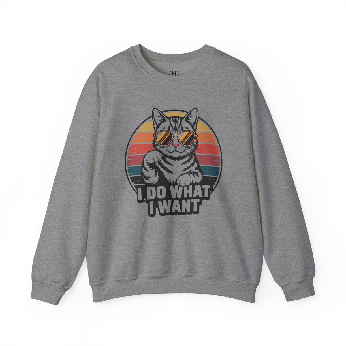 I Do What I Want Cat Crewneck Sweatshirt