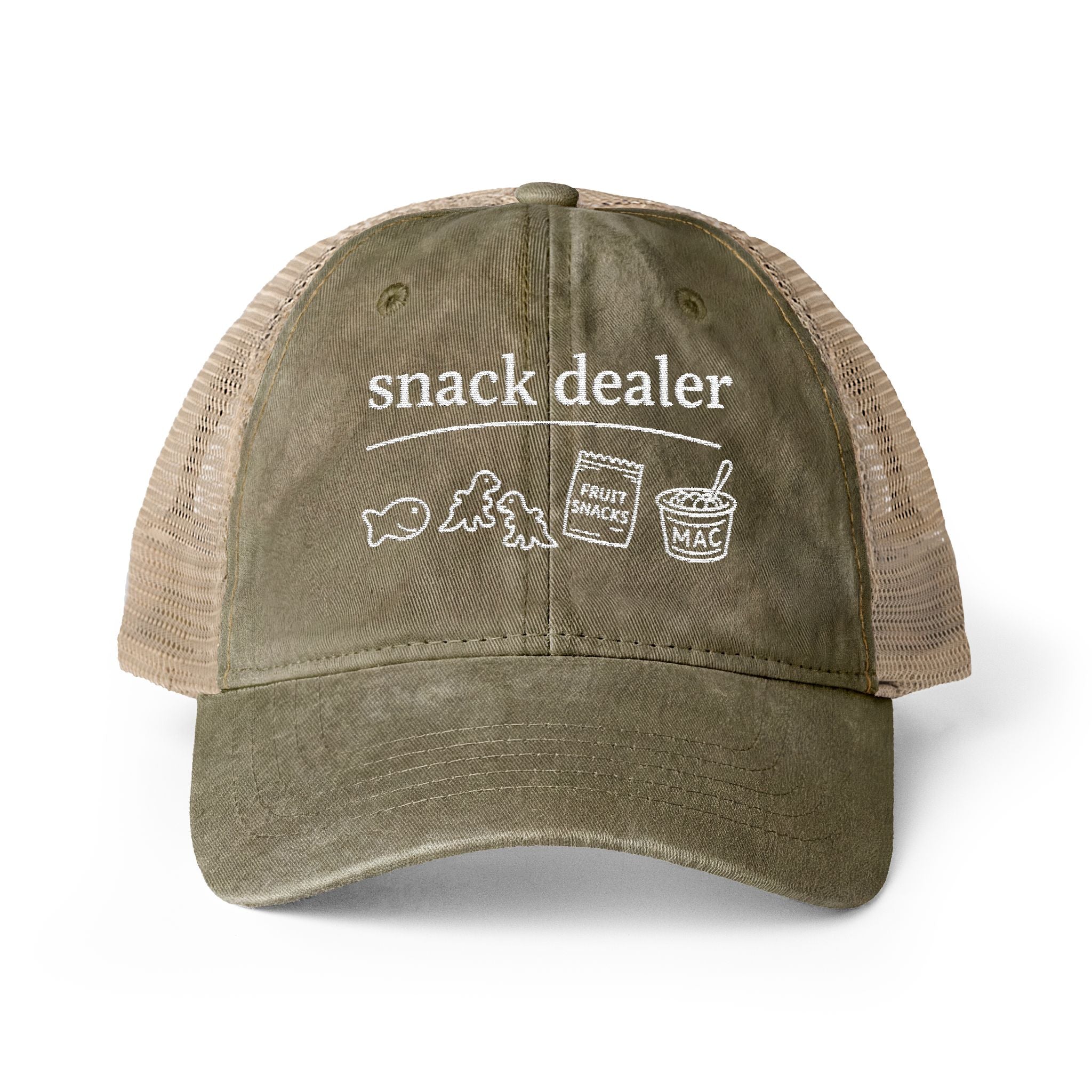 Snack Dealer  Washed Mesh Hat