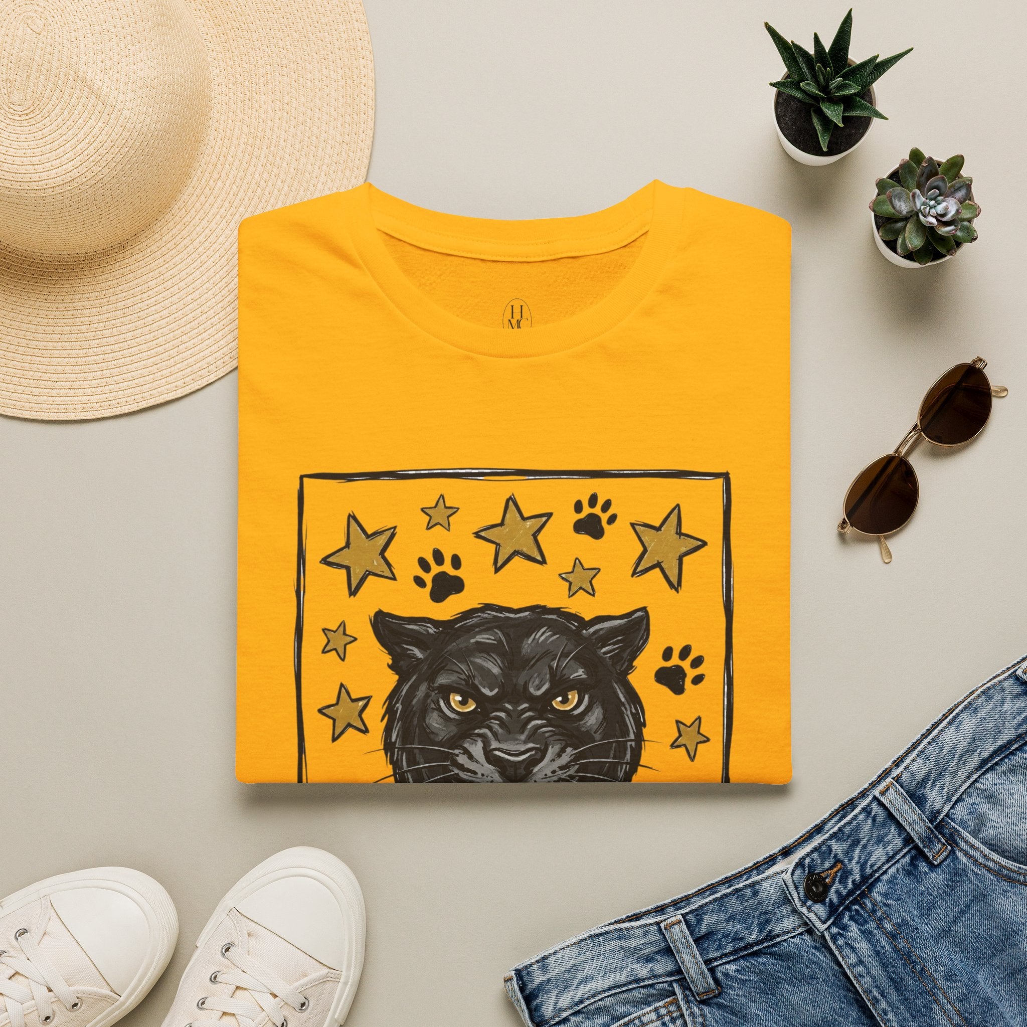 Panthers Vintage Mascot T‑Shirt