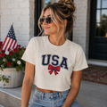 USA Patriotic Crop T-Shirt