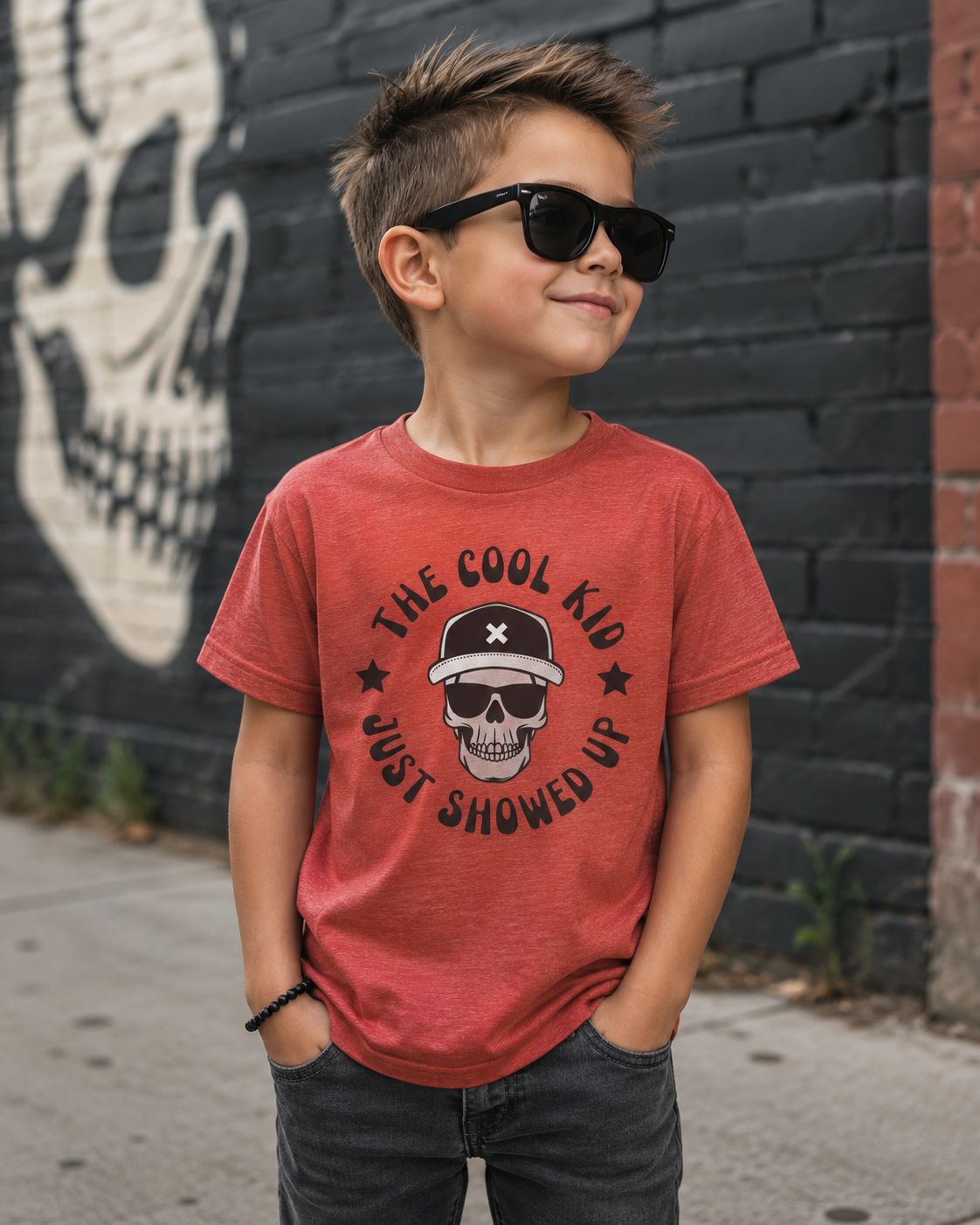"The Cool Kid Just Showed Up" Youth Tee