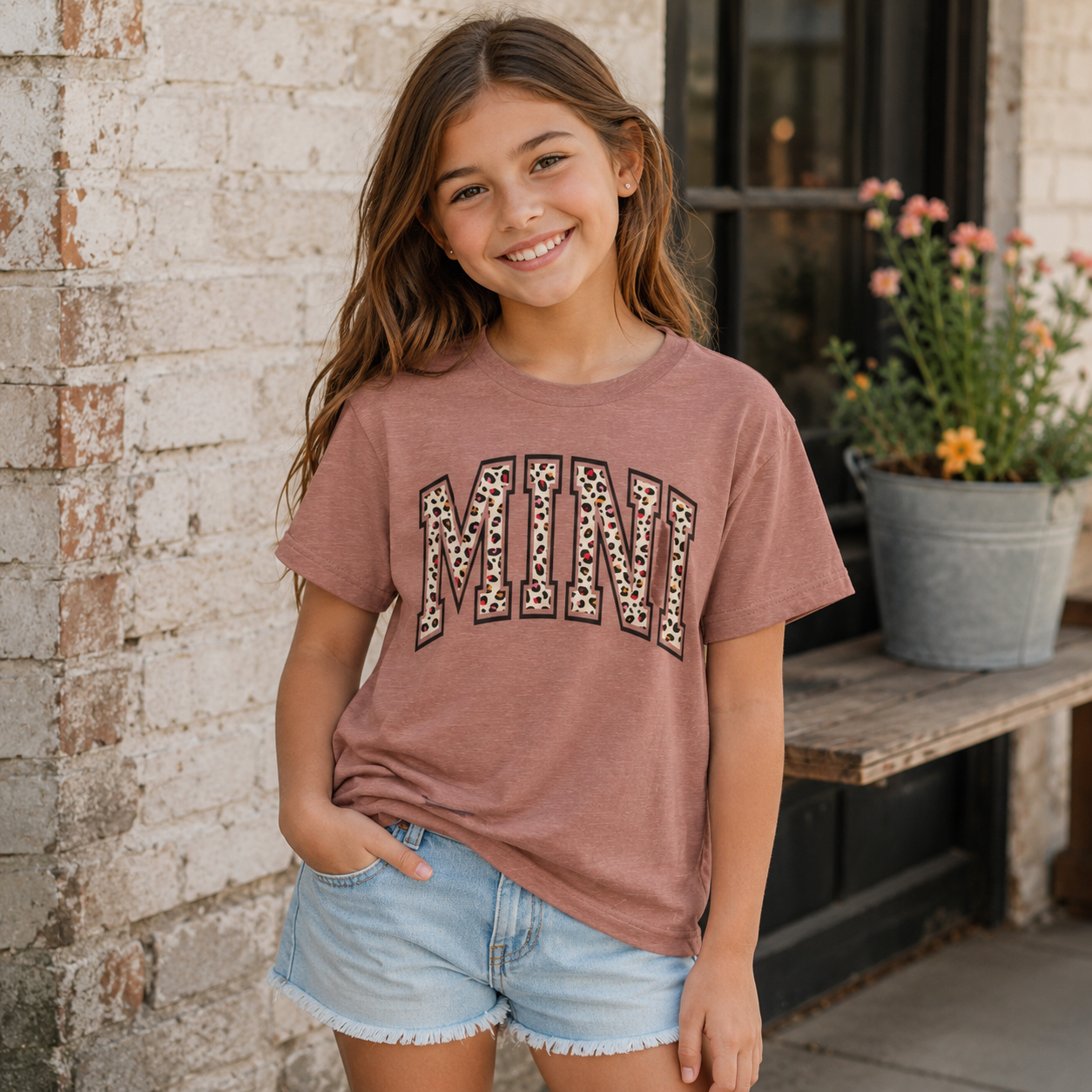 Mini Leopard Youth T-Shirt (Mommy and Me Collection)
