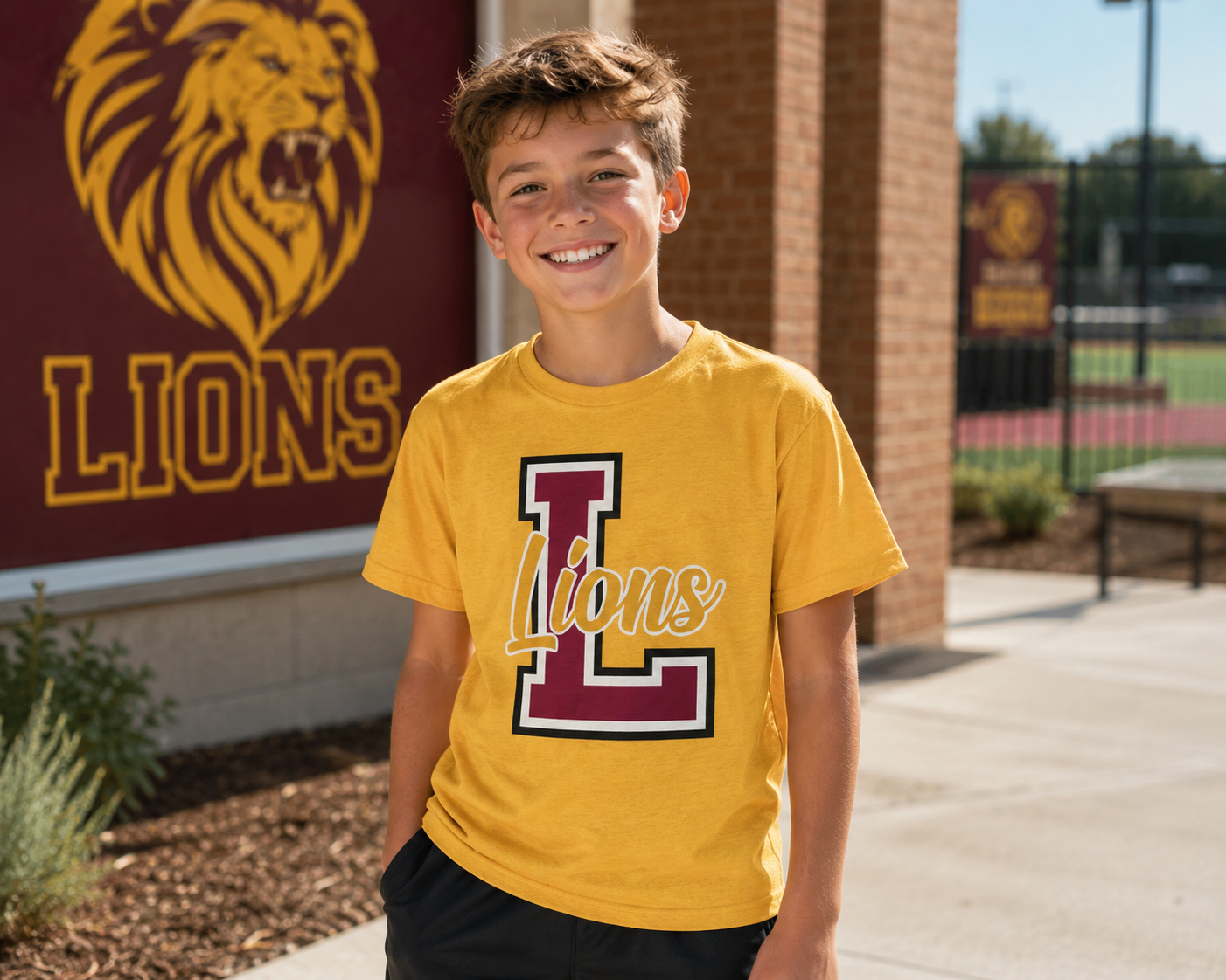 Custom School Spirit Wear - Lions