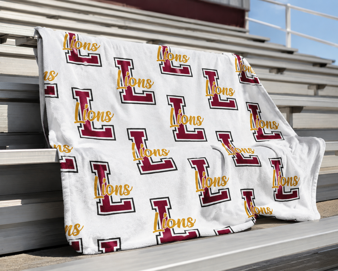 Cozy  Custom School Spirit Throw