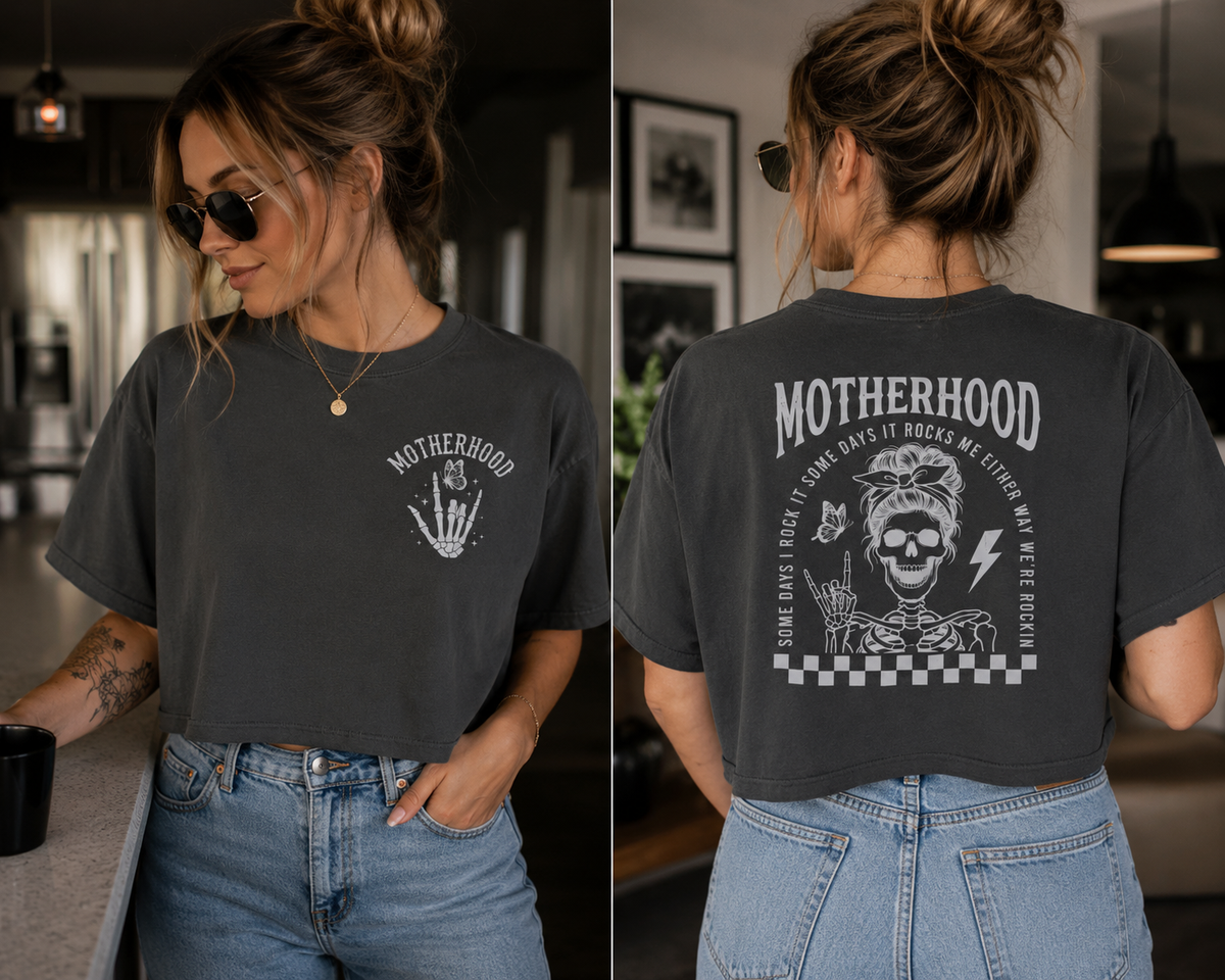 Motherhood Edgy Women's Boxy Crop