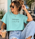 Snack Dealer Womens Boxy Crop Tee