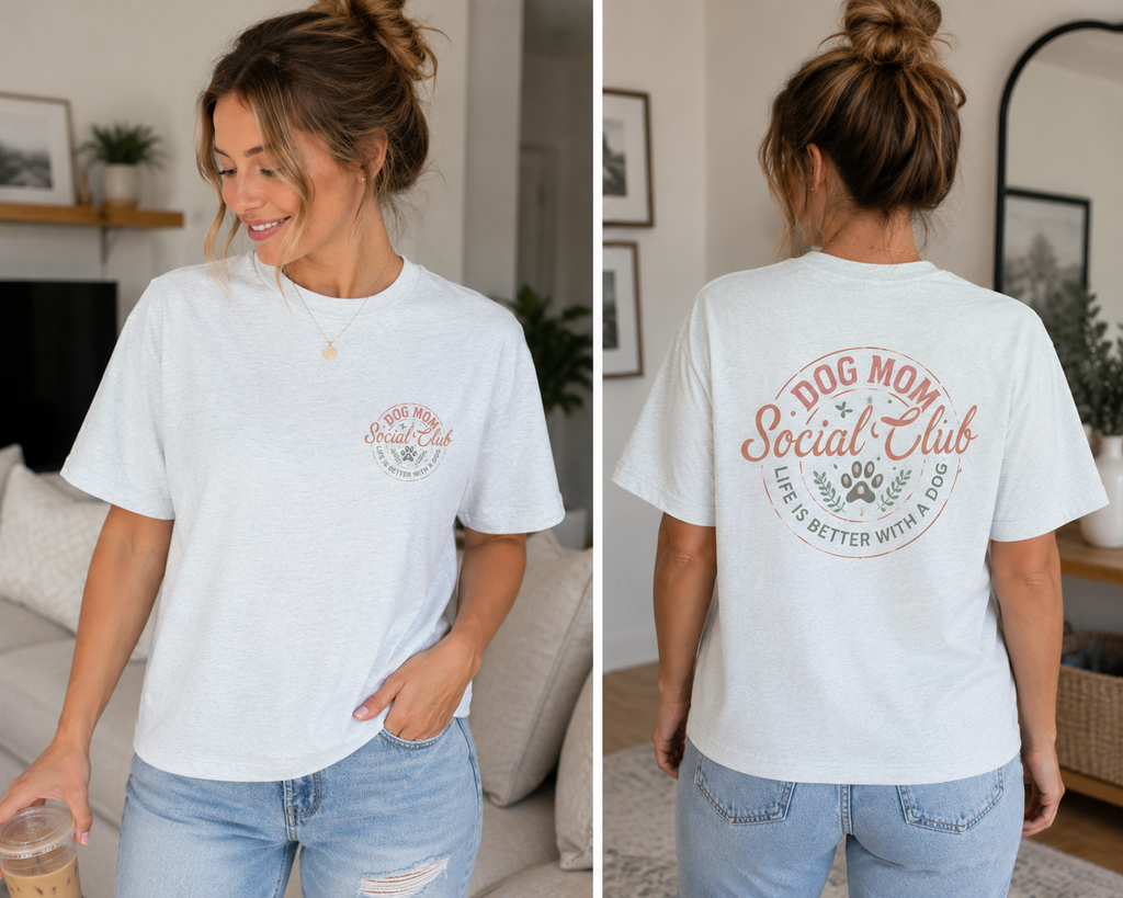 Dog Mom Social Club T-Shirt