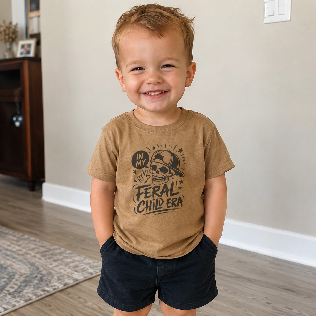 "In My Feral Child Era" Toddler Graphic