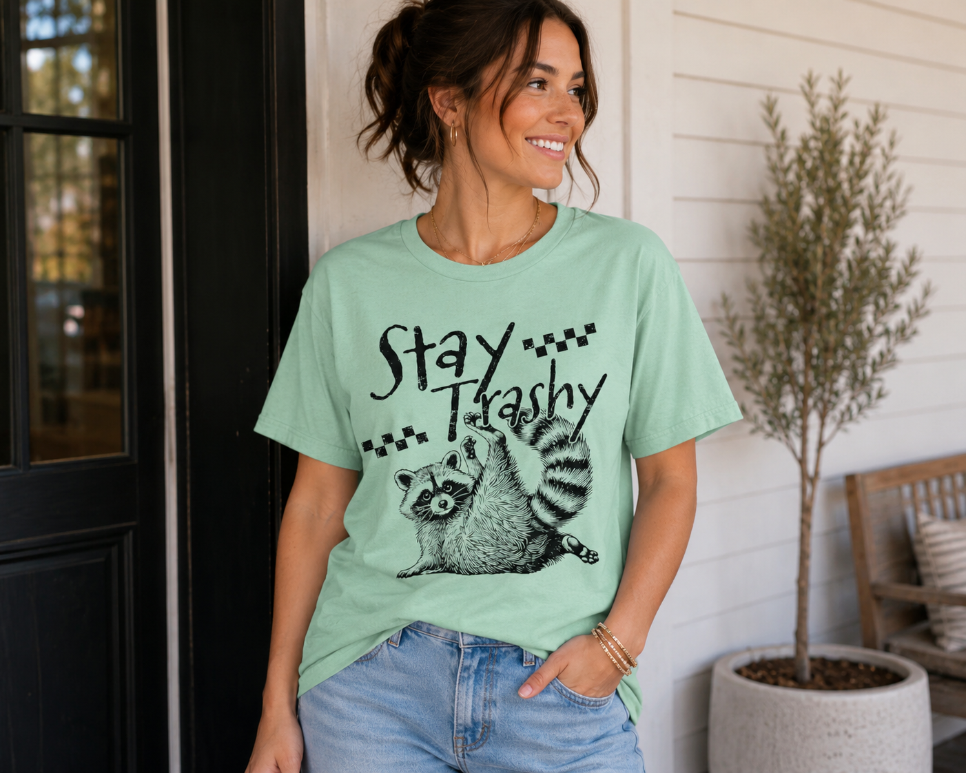 Stay Trashy Raccoon T-Shirt