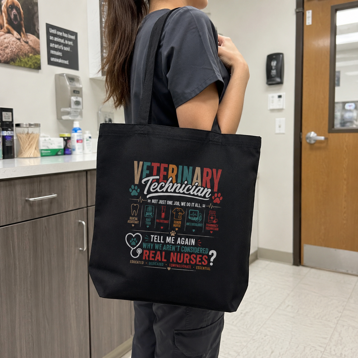 Veterinary Technician Cotton Tote Bag