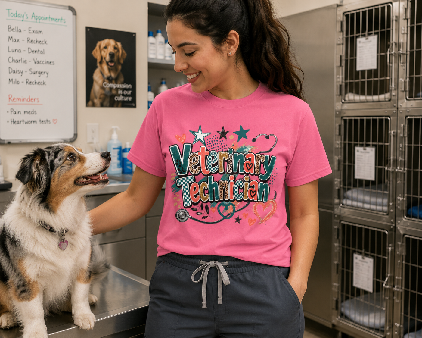 Veterinary Technician Graphic T-Shirt