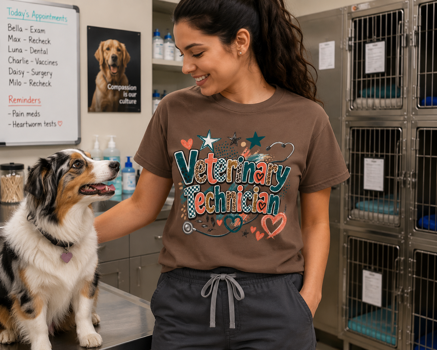 Veterinary Technician Graphic T-Shirt