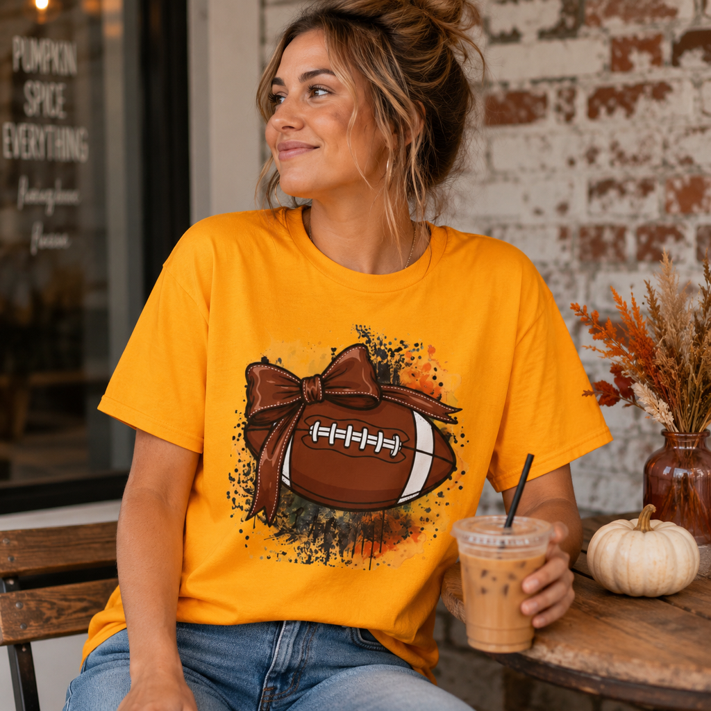 Coquette Football T-Shirt