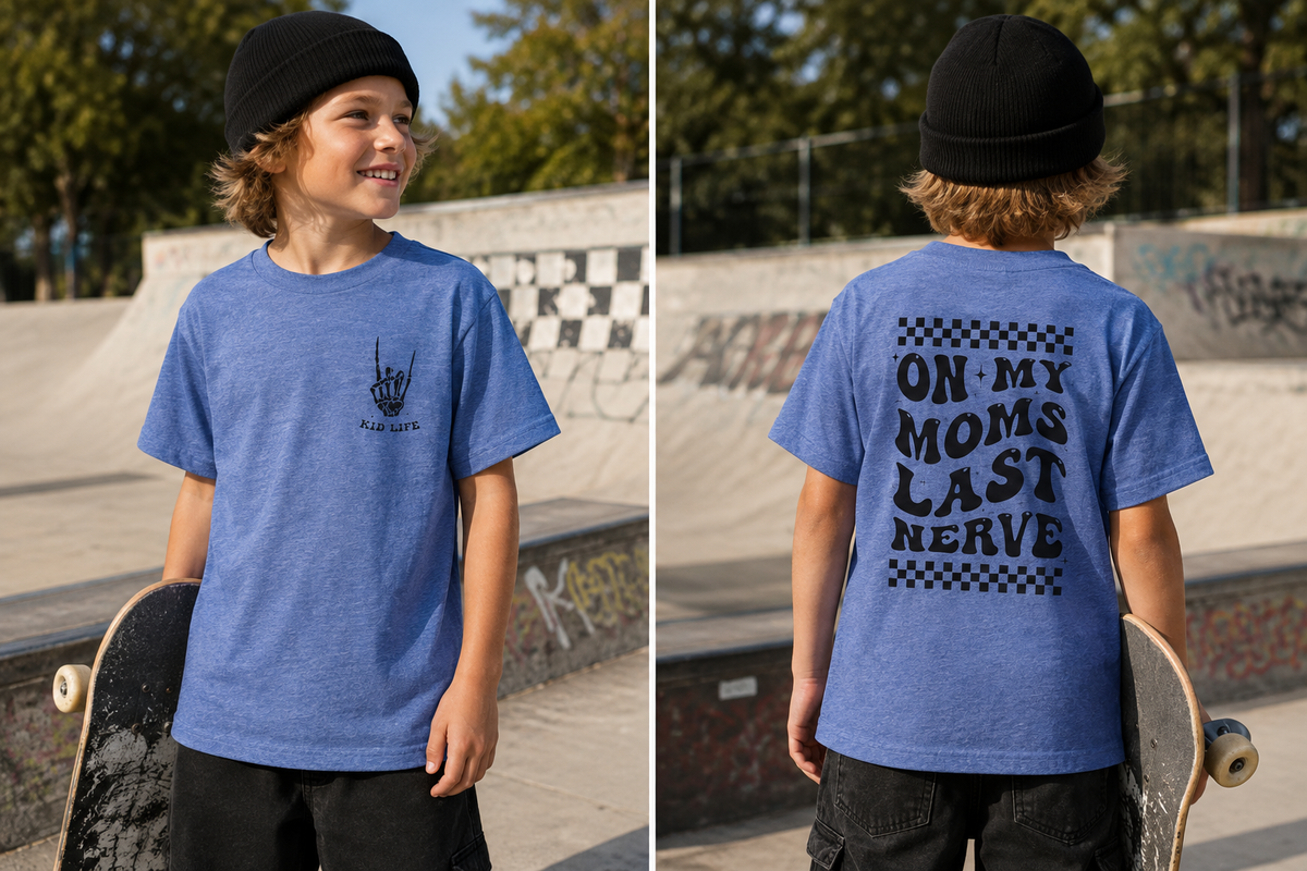 “On My Mom’s Last Nerve” Rock Youth Tee