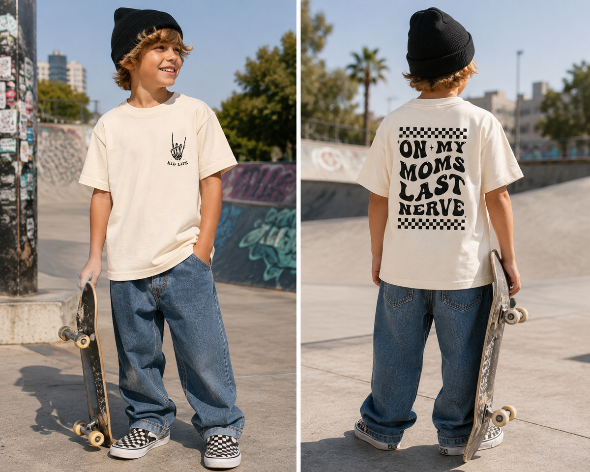 “On My Mom’s Last Nerve” Rock Youth Tee