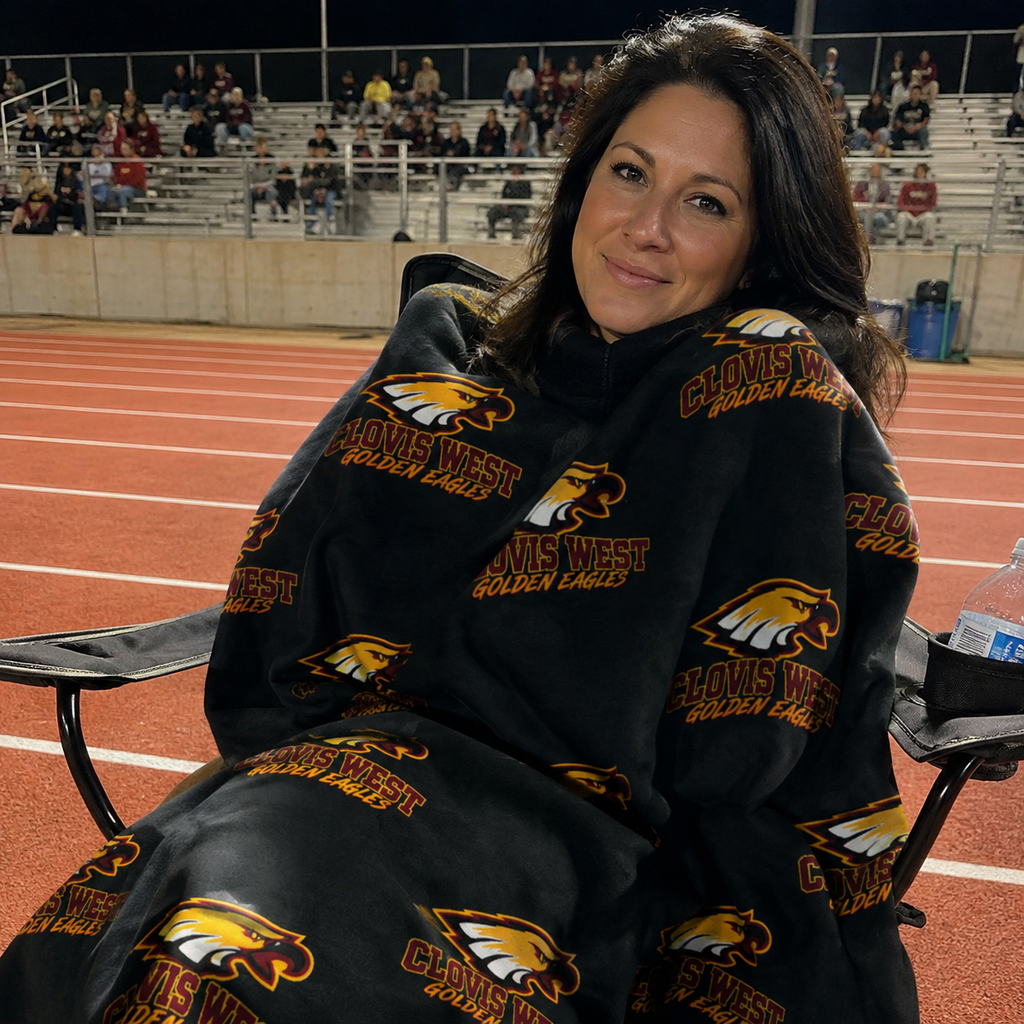 Custom School Spirit Blanket (CLOVIS WEST)