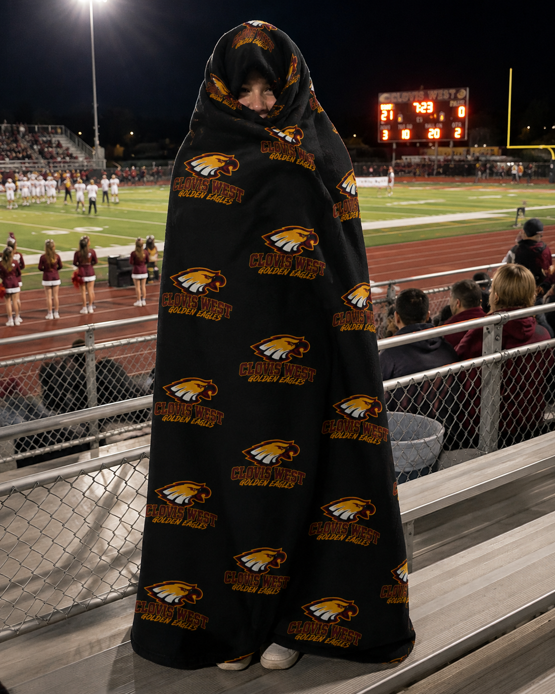 Custom School Spirit Blanket (CLOVIS WEST)