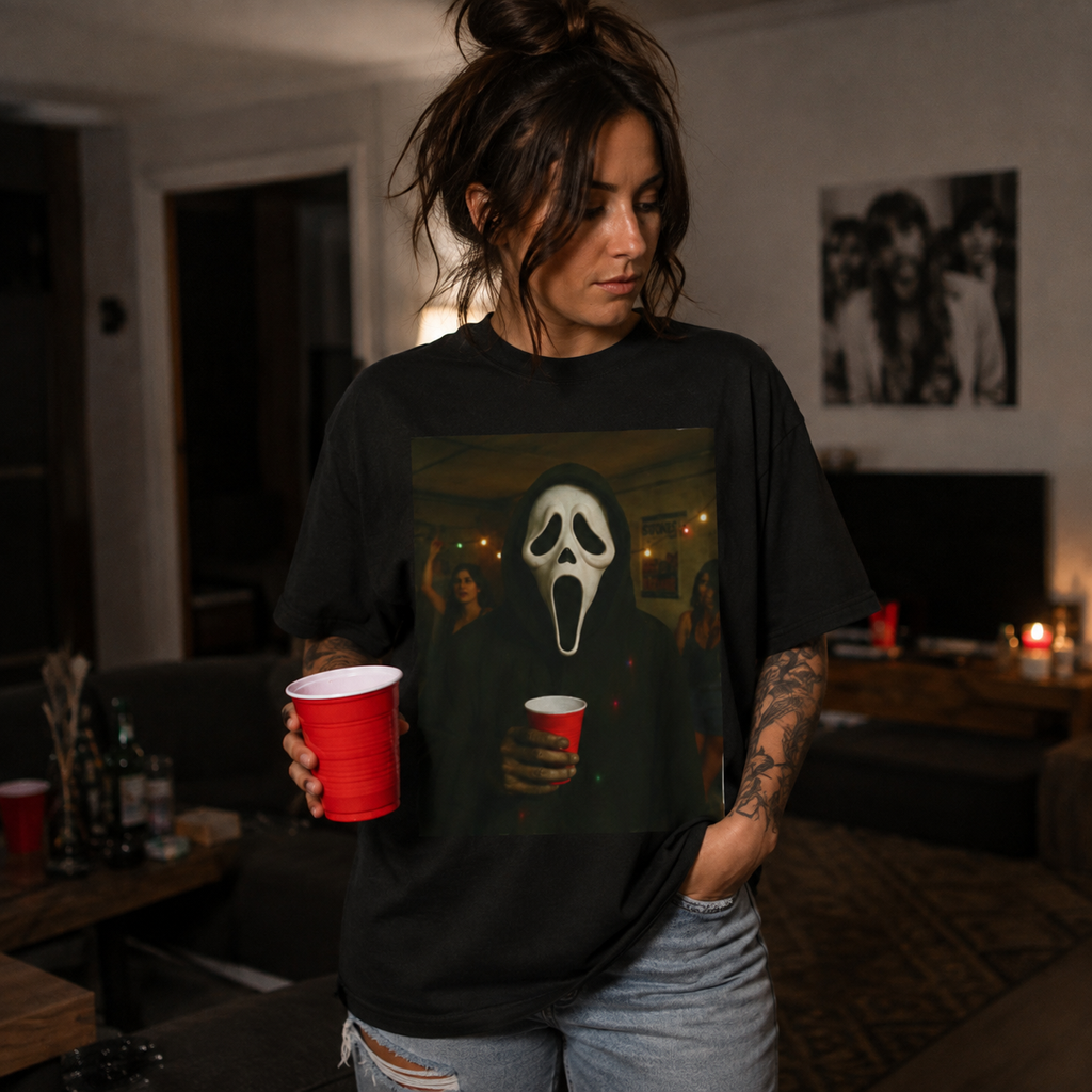 Scream Mask Graphic Tee