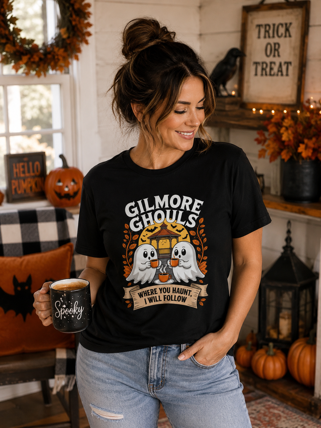 Gilmore Ghouls Women's Halloween Tee