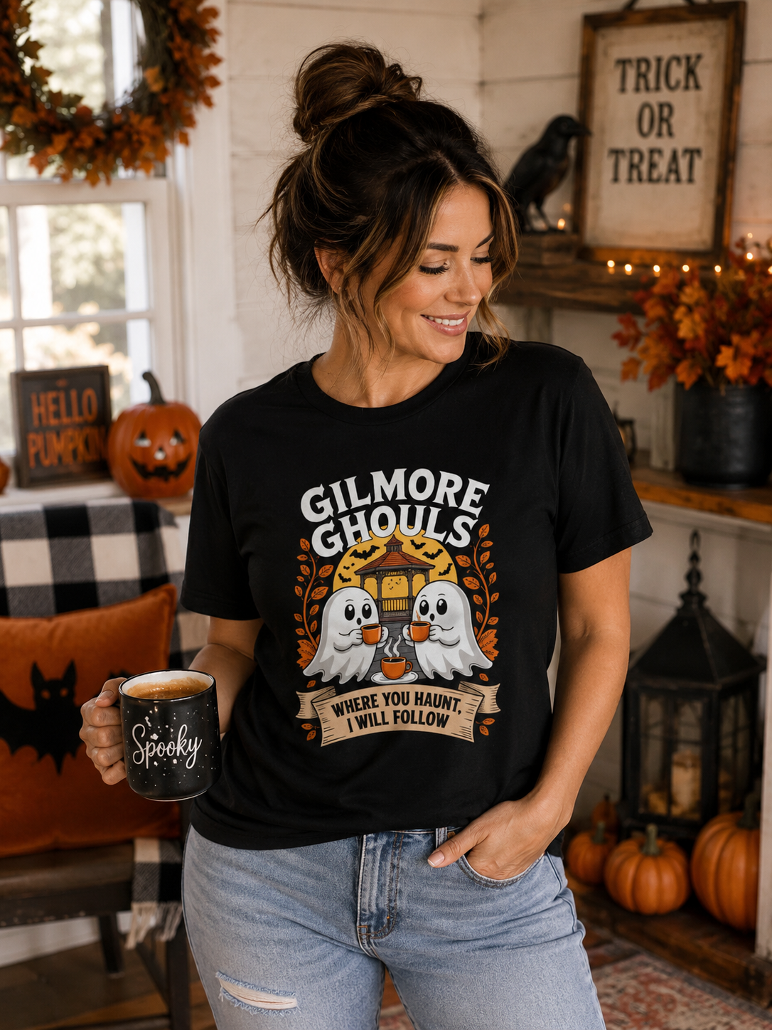 Gilmore Ghouls Women's Halloween Tee