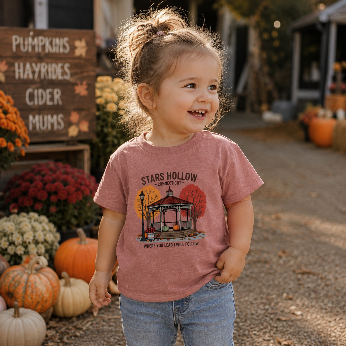Stars Hollow Gazebo Graphic Toddler Tee