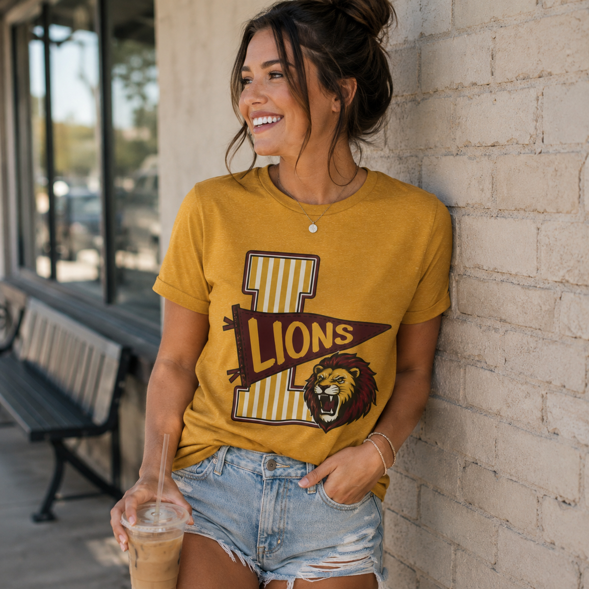 Lions Varsity Letterman Tee