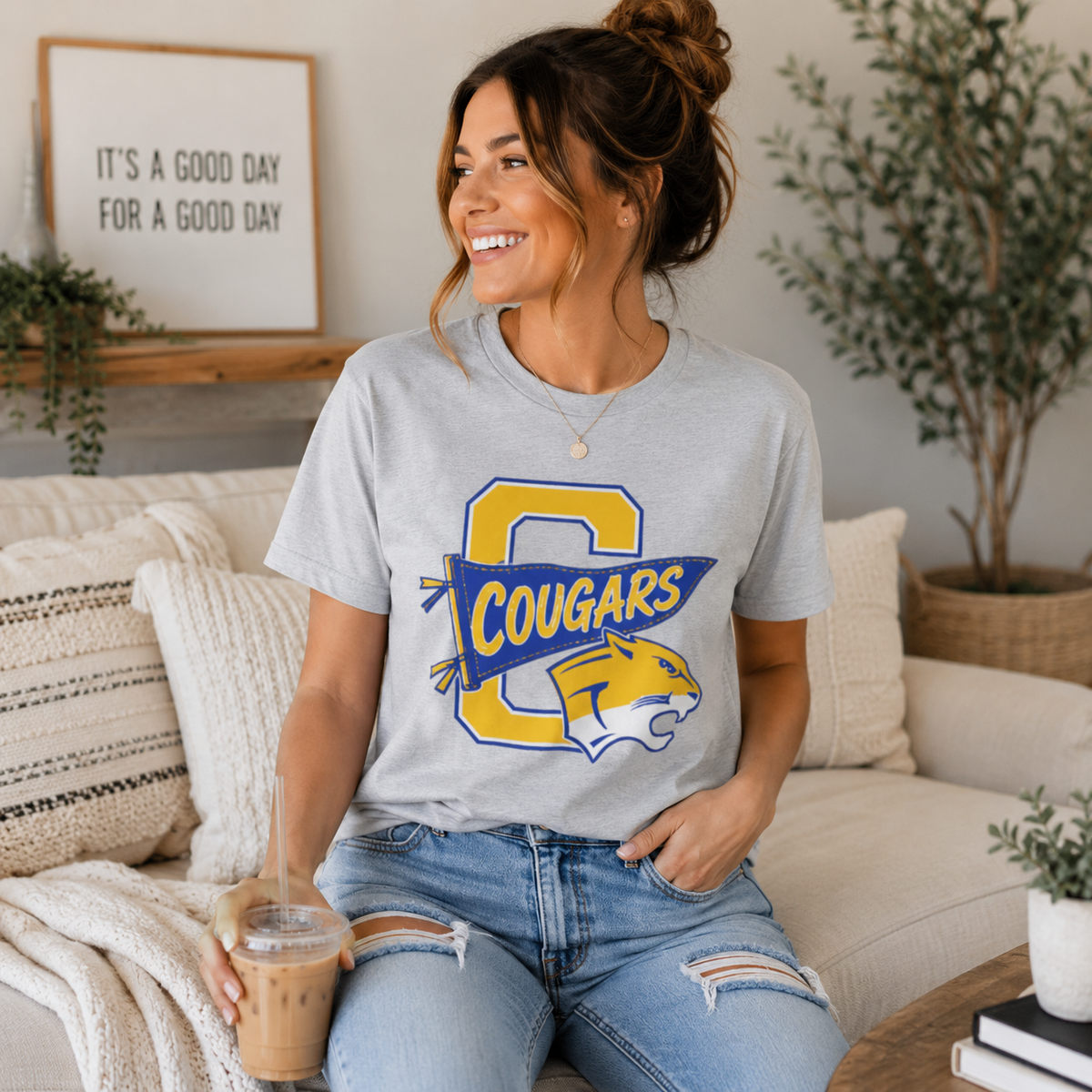 Cougars Varsity Logo T-Shirt