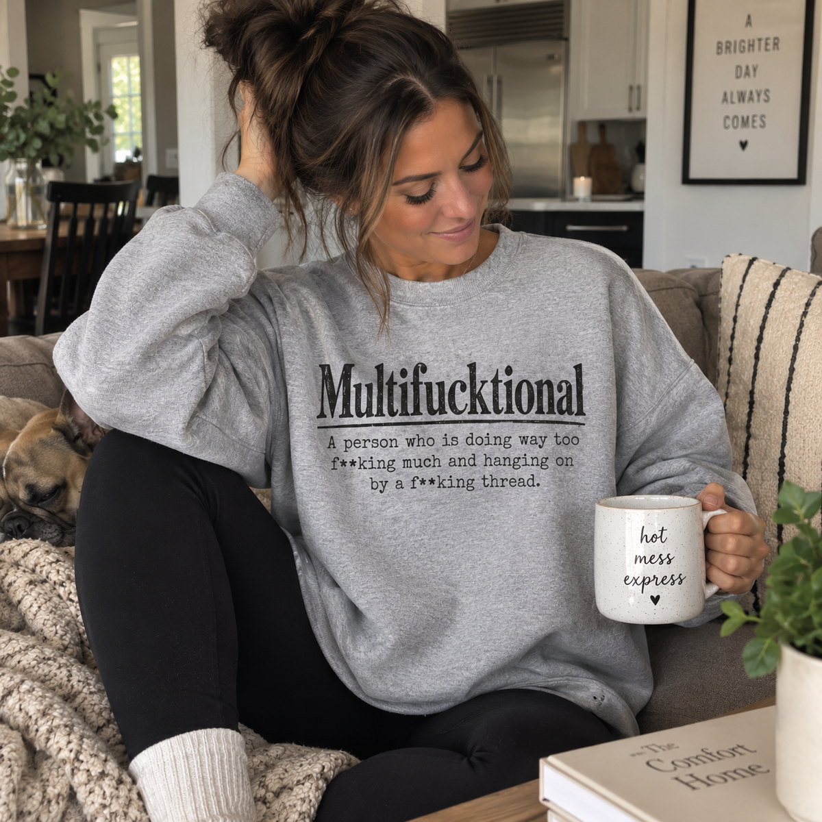 Multifucktional  Crewneck Sweatshirt