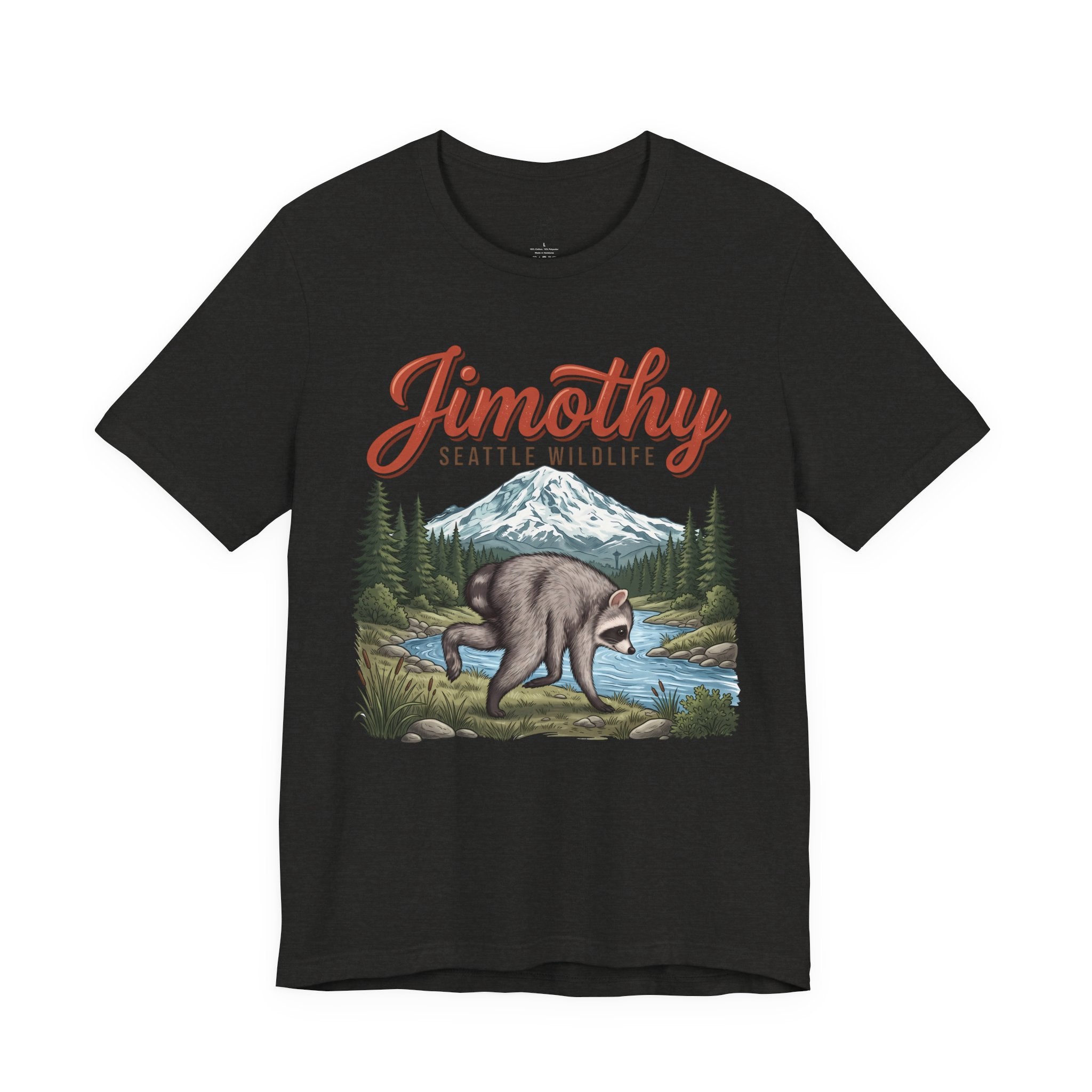 Jimothy Seattle Wildlife Raccoon T-Shirt