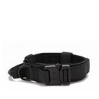 Military-Style Tactical Nylon Dog Collar and Leash Set