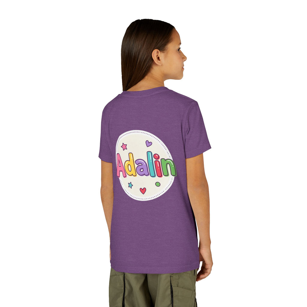 "First Grade" Colorful Back-to-School Shirt (Personalized Name Option)