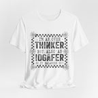 Thinker But IDGAFer Graphic T‑Shirt