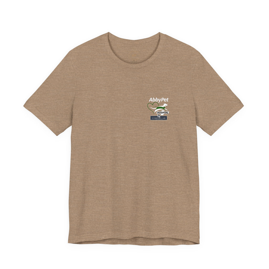 Custom Tee aat Abby Pet Hosptail - Proceeds will be donated to Abby Pet Hospital VCF fund.