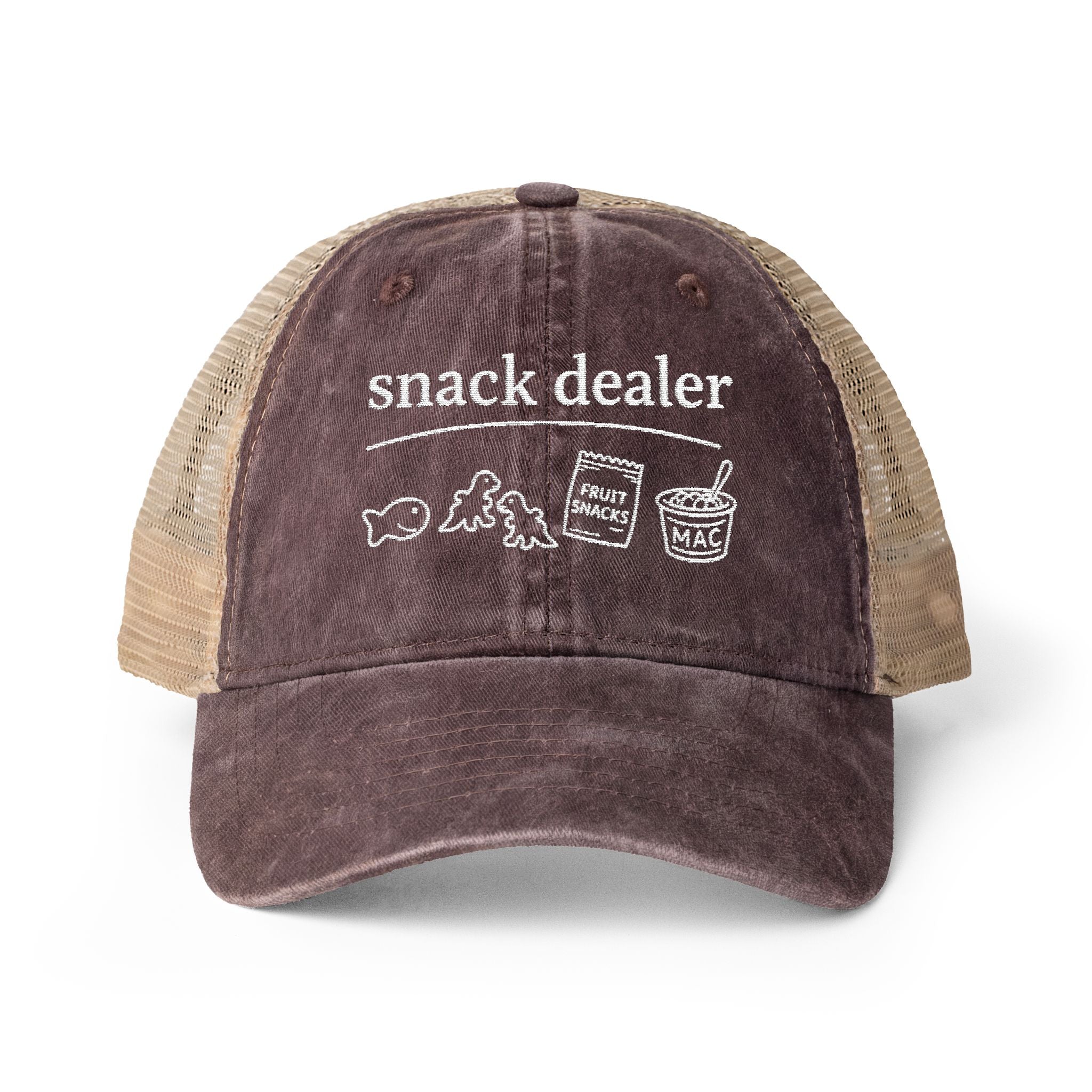 Snack Dealer  Washed Mesh Hat
