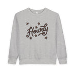 "Howdy" Stars Graphic Pullover for Kids
