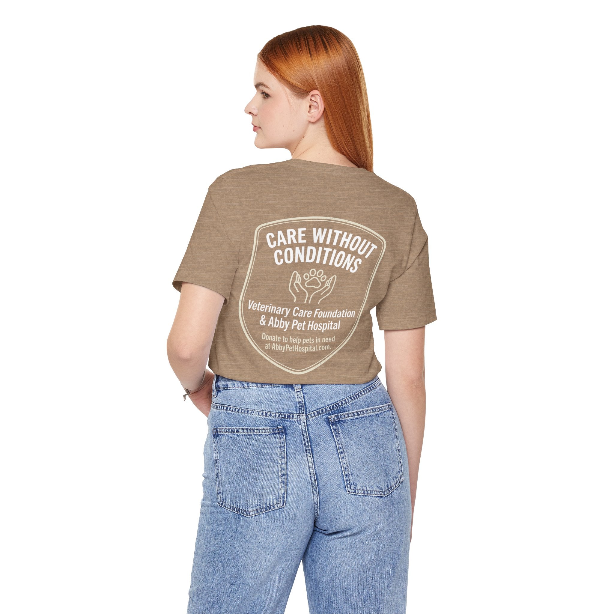 Custom Tee aat Abby Pet Hosptail - Proceeds will be donated to Abby Pet Hospital VCF fund.