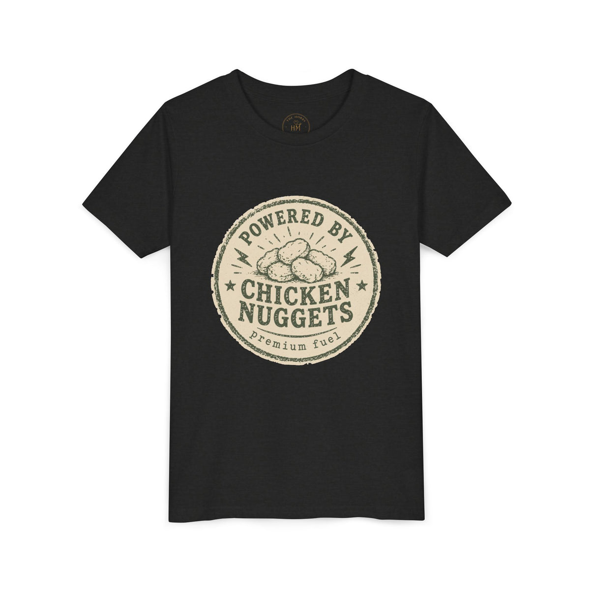 Powered by Chicken Nuggets Youth Graphic T-Shirt