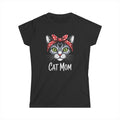 Cat Mom Womens T-Shirt